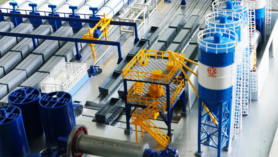 加氣(qì)混凝土砌(qì)塊生産線(xian)